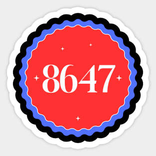 8647 Sticker